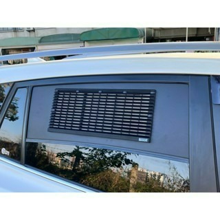 【LiCH】A177 客製雷切窗板+防雨百葉窗+三排風裝置 車泊排風用 可依不同車款製作 窗形完全吻合 免DIY裁切窗板-細節圖8