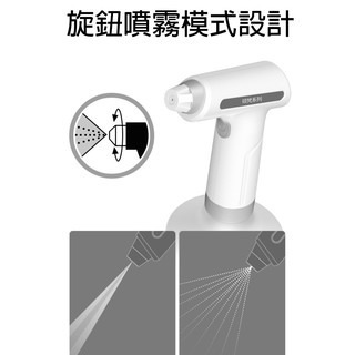 【LiCH】A171 多功能 手持電動噴霧器 內建電池 可調霧化粗細 園藝 澆花 澆水 噴霧器 清水 肥皂水 酒精消毒-細節圖7