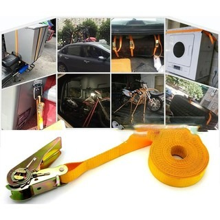 【LiCH】A070 5米拉緊器綑綁帶 織帶寬25mm，露營裝備織帶手拉器、貨車拉緊器、車頂架綁帶、車頂行李固定器、布猴-細節圖4