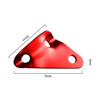 LiCH 新款三孔 三角型鋁合金營繩調節片【買十送二】 大號 7.5cm 繩扣 風繩扣 調節扣 天幕 炊事帳 帳篷 露營-細節圖5