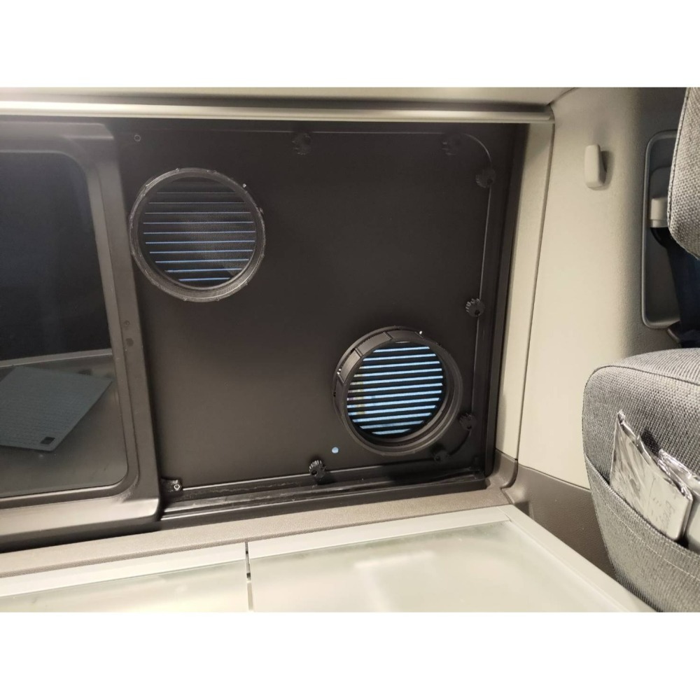 【LiCH】A203 福斯T5、T6、T6.1加州號中窗 排風扇客製窗板 & 冷氣風管客製窗板 含防水條、防雨防蚊百葉-細節圖7