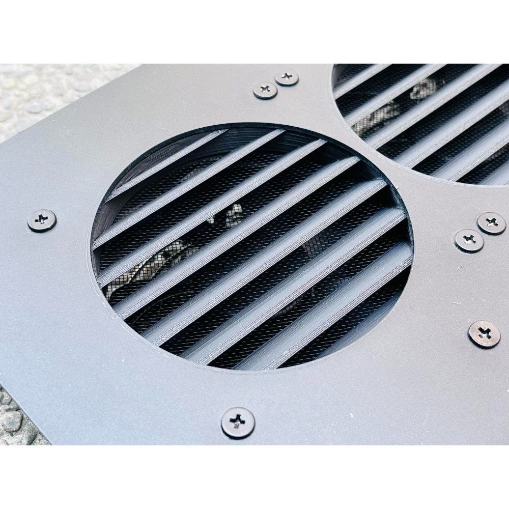 【LiCH】A181 輕巧化 折疊客製窗板+百葉+12V 9CM三排風裝置 車泊排風用 可依不同車款客製 免DIY裁切-細節圖7