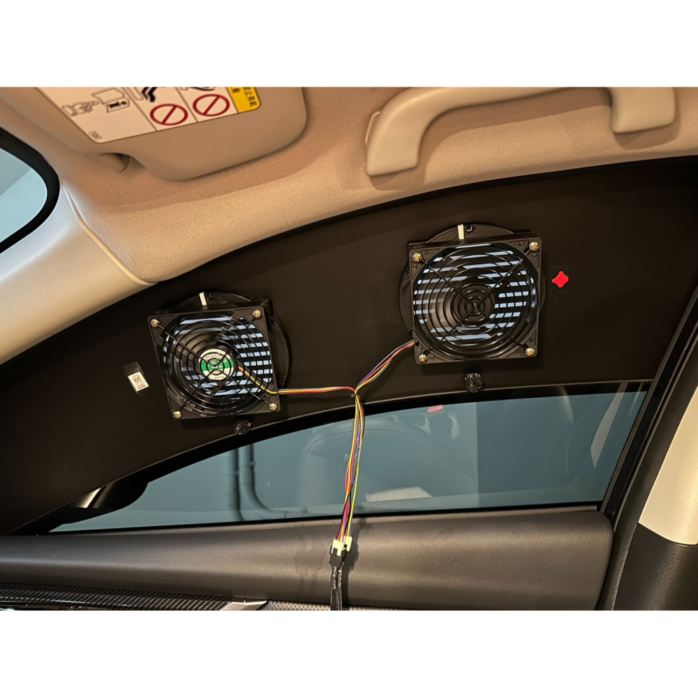 【LiCH】A186 車泊行動冷氣 客製折疊窗板通風管套件 風管旋扣環固定 含防雨百葉及防蚊紗網 手提、移動、可攜冷氣-細節圖8