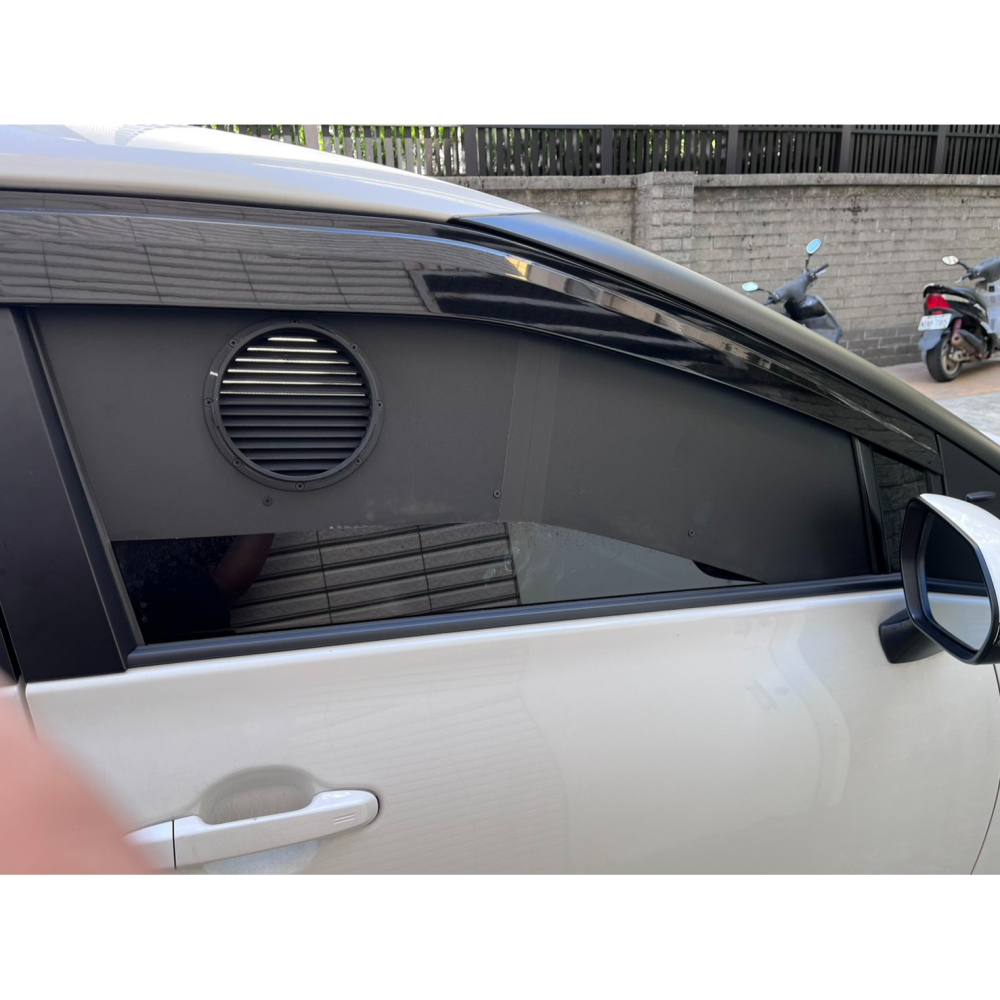 【LiCH】A186 車泊冷氣 通風管內外旋扣座+折疊客製窗板 3D列印可客製通風管徑及螺旋方向 行動、移動、攜帶式冷氣-細節圖7