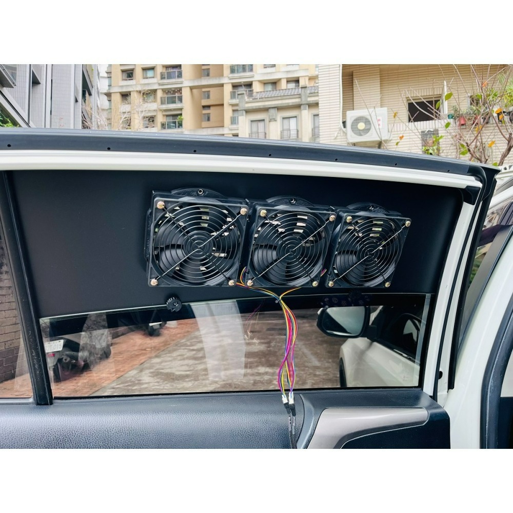 【LiCH】A213 獨家可關車窗設計 客製窗板排風扇 循環扇 排熱扇 車泊 車宿 車床必備 雷射切割窗板免DIY裁切-細節圖5