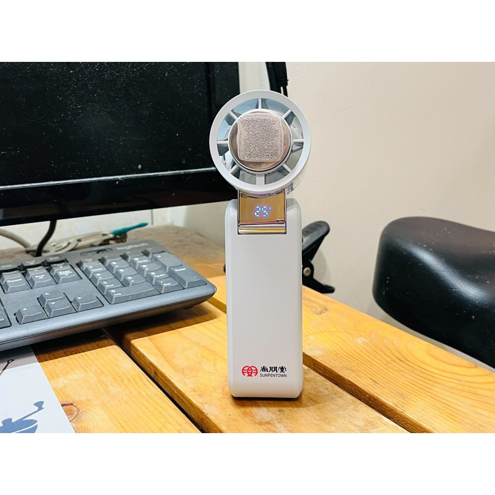 【LiCH】A218 尚朋堂 手持製冷風扇 半導體製冷晶片 冰敷風扇 涼風扇 可立吹設計 無段風力調速 SF-03DG-細節圖3