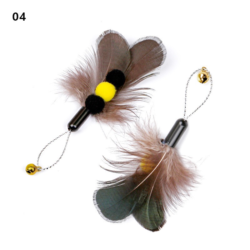 仿昆蟲逗貓玩具 替換頭 逗貓棒 貓咪玩具 持續更新中-規格圖3