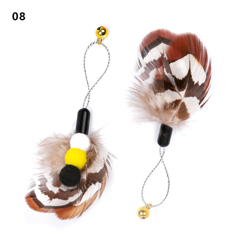 仿昆蟲逗貓玩具 替換頭 逗貓棒 貓咪玩具 持續更新中-規格圖3