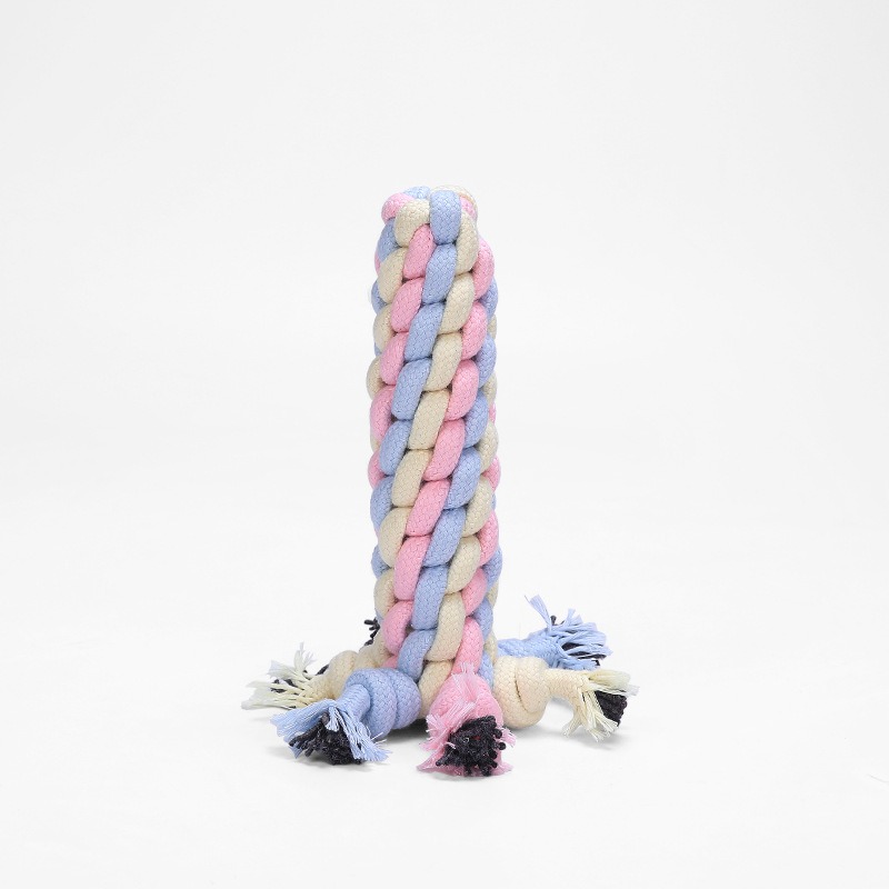 馬卡龍棉繩玩具 棉繩磨牙玩具 狗狗玩具-規格圖2