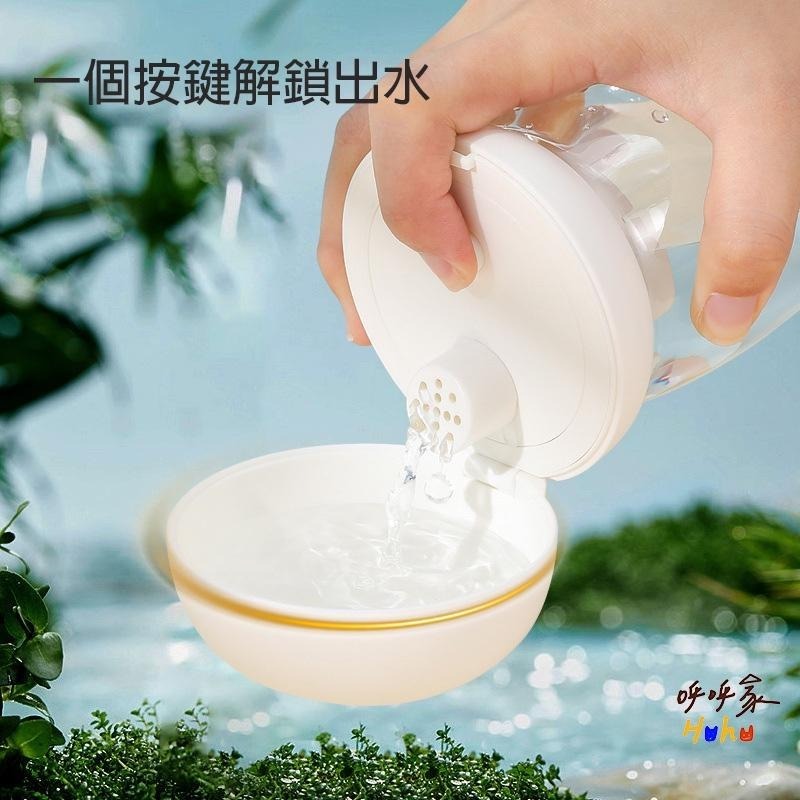 開幕多種優惠中❤️寵物隨行蘑菇水杯 寵物耐溫隨行杯 一鍵出水 方便攜帶-細節圖2