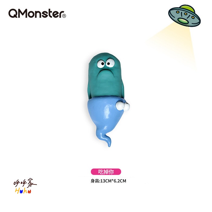 Qmonster 泥塑系列 怪可愛乳膠玩具 怪人發聲玩具-規格圖2