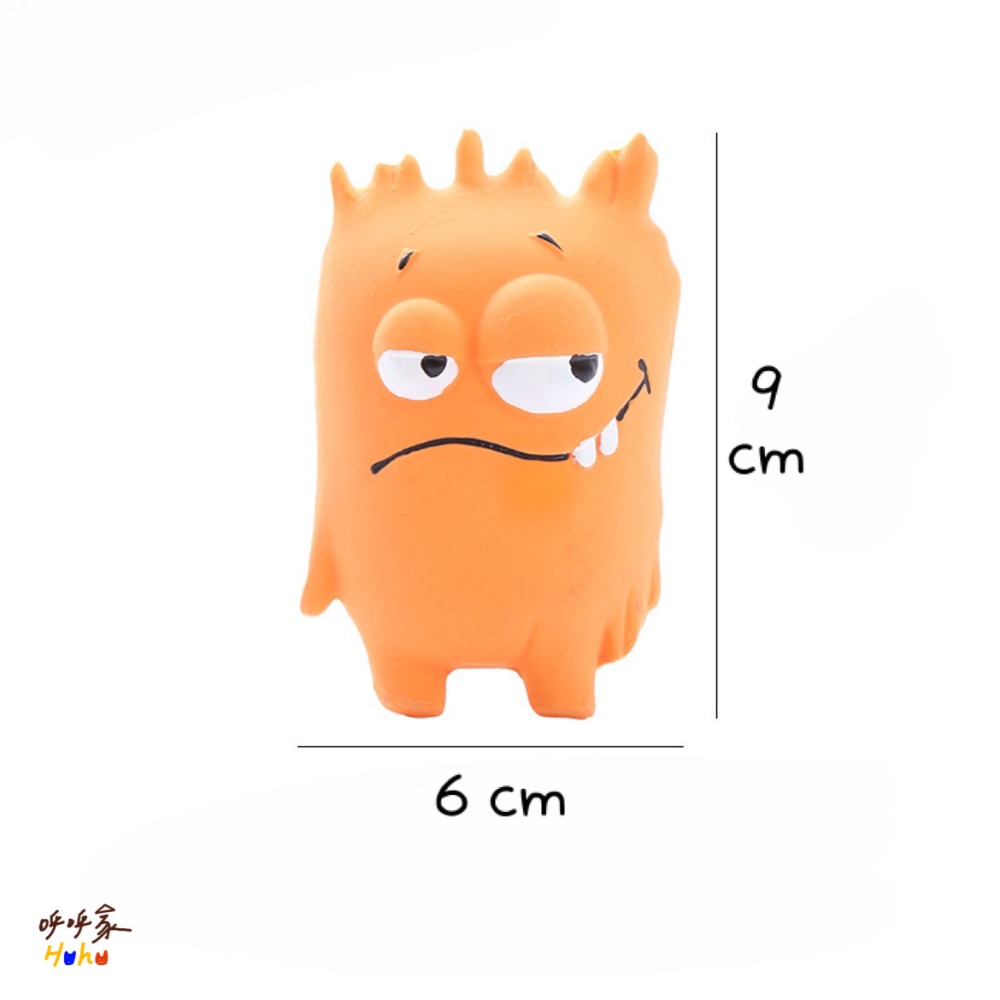 台灣現貨24H出🙌🏻狗狗乳膠怪物玩具  發聲怪物 乳膠玩具 易清潔玩具-規格圖4