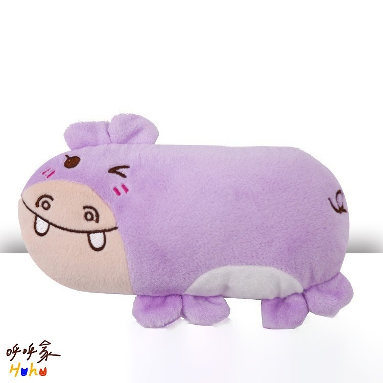 紫色河馬(20*10 cm)