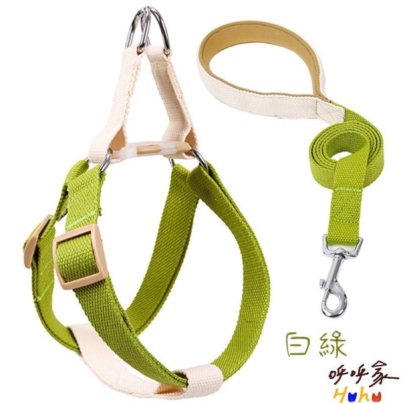 台灣現貨出貨 寵物撞色胸背牽引繩 拚色牽引繩-細節圖3