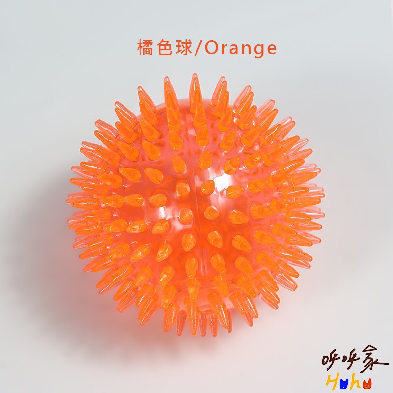 台灣現貨24H出🙌🏻TPR發聲刺刺球/吱吱叫/TPR球/寵物球-規格圖1