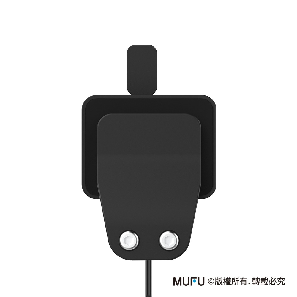 MUFU V30P機車行車記錄器配件-安全帽背夾支架含耳機-細節圖4
