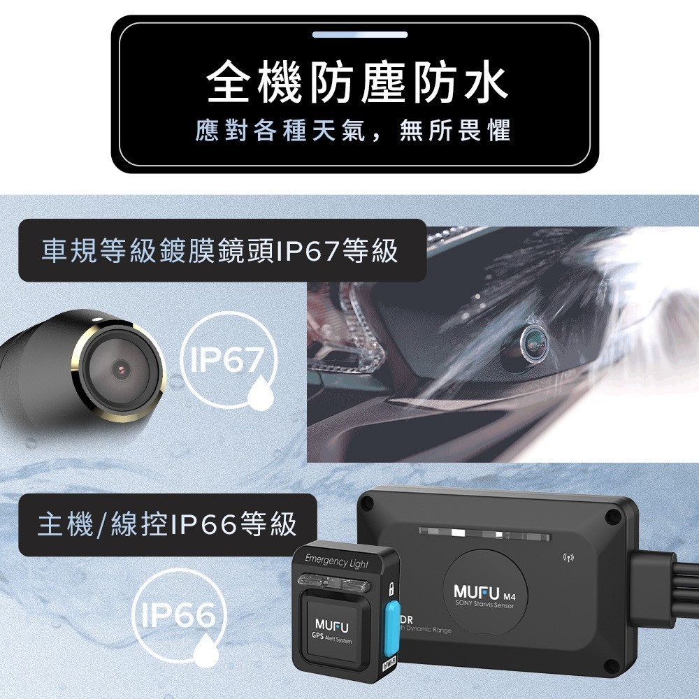 MUFU 機車行車記錄器 M4黑盒子｜贈64GB記憶卡-細節圖8