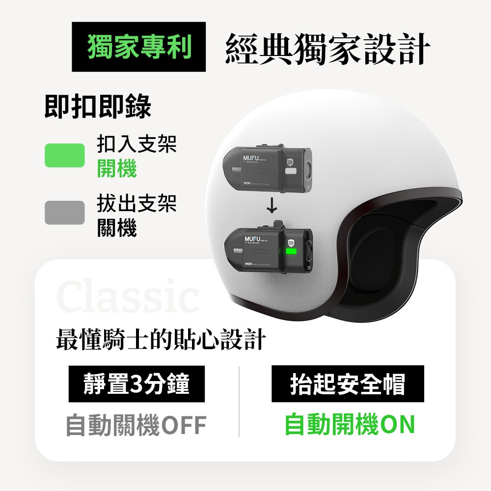 MUFU 雙鏡頭機車行車記錄器 V20S Pro 二頭機｜贈64GB記憶卡-細節圖6