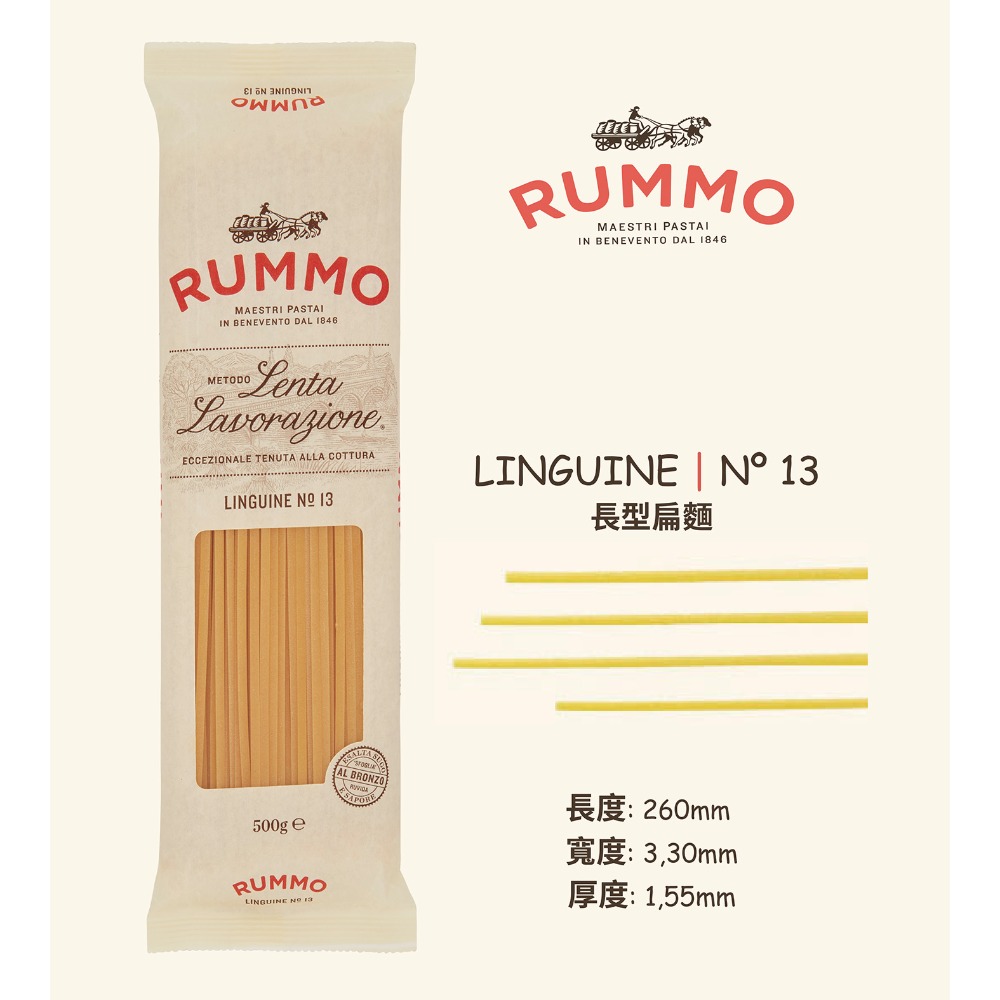 RUMMO-義大利麵-規格圖1