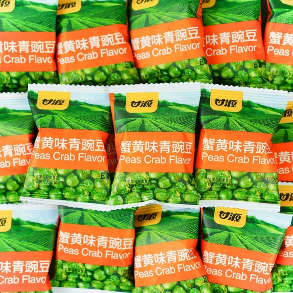 甘源青豌豆蟹黃味
