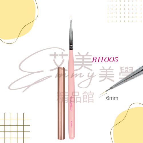 DollyGel 彩繪線刷 凝膠筆 彩繪筆 專業美甲筆刷  平口筆 斜口筆 圓頭筆 榛型刷 法式弧型 漸層筆 梳型筆-規格圖1