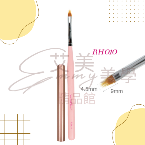 DollyGel 彩繪線刷 凝膠筆 彩繪筆 專業美甲筆刷  平口筆 斜口筆 圓頭筆 榛型刷 法式弧型 漸層筆 梳型筆-規格圖1