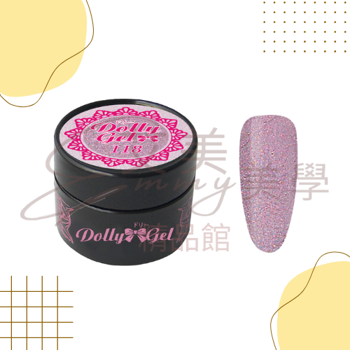 Dolly Gel 116-118粉彩糖霜 5g 彩膠 色膠  罐裝膠（合格中文標可帶去檢定)-規格圖3
