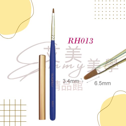 Dolly Gel (藍色桿) 彩繪刷系列 平筆 斜口筆 半圓筆 線筆 細線筆 暈染筆 法式筆-規格圖1