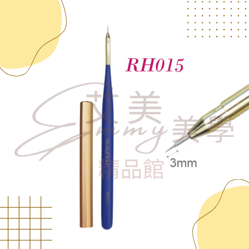 Dolly Gel (藍色桿) 彩繪刷系列 平筆 斜口筆 半圓筆 線筆 細線筆 暈染筆 法式筆-規格圖1