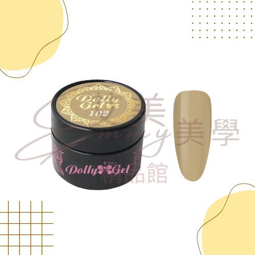 Dolly Gel 181-186澀味文青 5g 彩膠 (買五送一下單備註贈色) 色膠 罐裝膠（合格中文標可帶去檢定)-規格圖2