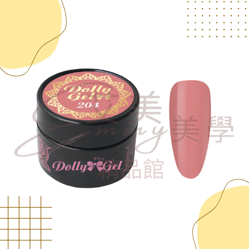 現貨 Dolly Gel 199-204 漫步花雨 5g 色膠 凝膠 光療膠 彩膠(可帶去檢定考試)-規格圖3