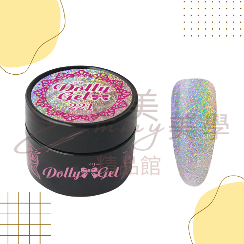 Dolly Gel 221幻彩貓眼 5g 貓眼膠 色膠 彩虹貓眼-細節圖2