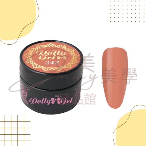 現貨 Dolly Gel 夢幻公主 5g 241-246 彩膠 罐裝膠 （合格中文標可帶去檢定）-規格圖3