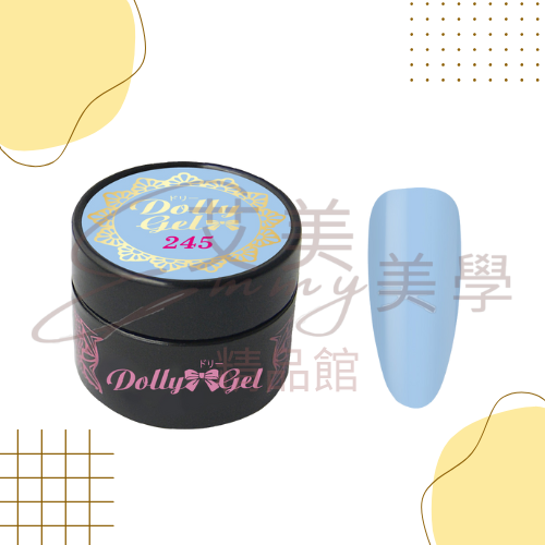 現貨 Dolly Gel 夢幻公主 5g 241-246 彩膠 罐裝膠 （合格中文標可帶去檢定）-規格圖3