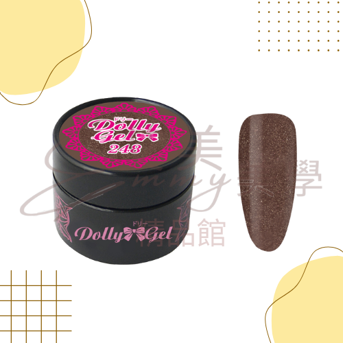 現貨 Dolly Gel 疊翠流金 5g 247-252 彩膠 罐裝膠（合格中文標可帶去檢定）-規格圖3