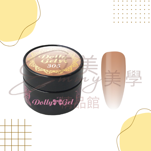 現貨 Dolly Gel 302-307 晨霧杉林  5g 色膠 凝膠 光療膠 彩膠(可帶去檢定考試)-規格圖3