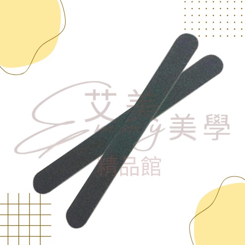 FCN真指甲用可彎式薄木磨棒(黑色) 100隻 真甲磨棒 磨板 前置專用薄磨板-細節圖2