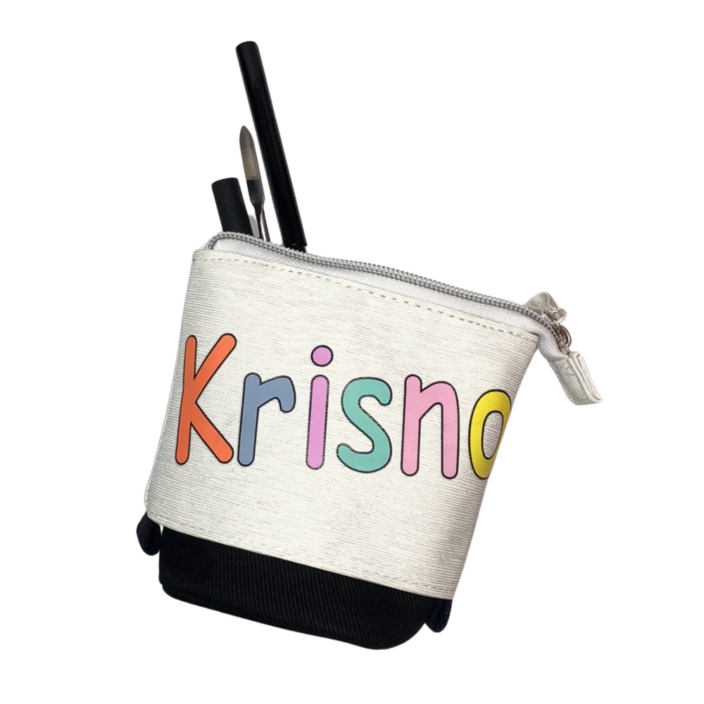 Krisno 伸縮創意筆袋｜日系簡約風｜美甲工具｜美甲筆袋-細節圖5