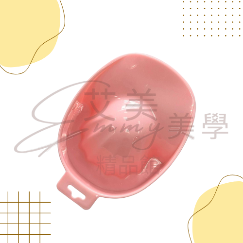 現貨泡手盆 (粉紅/白) 美甲泡手盆 美甲 手部保養 泡手碗 前置保養 基本款 雙層泡手盆 手部保養 基礎保養-規格圖2
