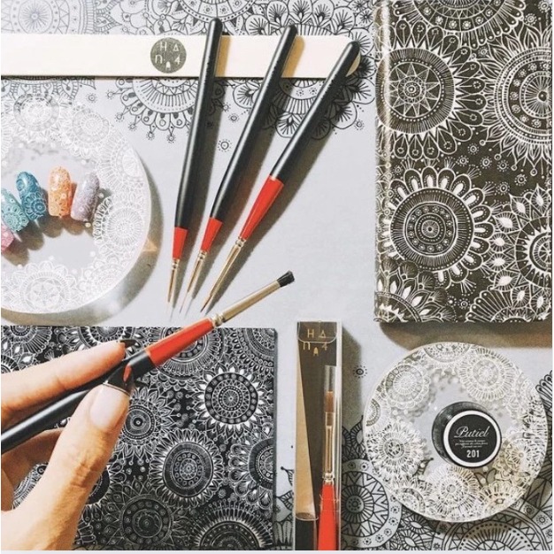 Hana4 凝膠彩繪筆系列 平筆  彩繪筆 彩繪筆-細節圖3