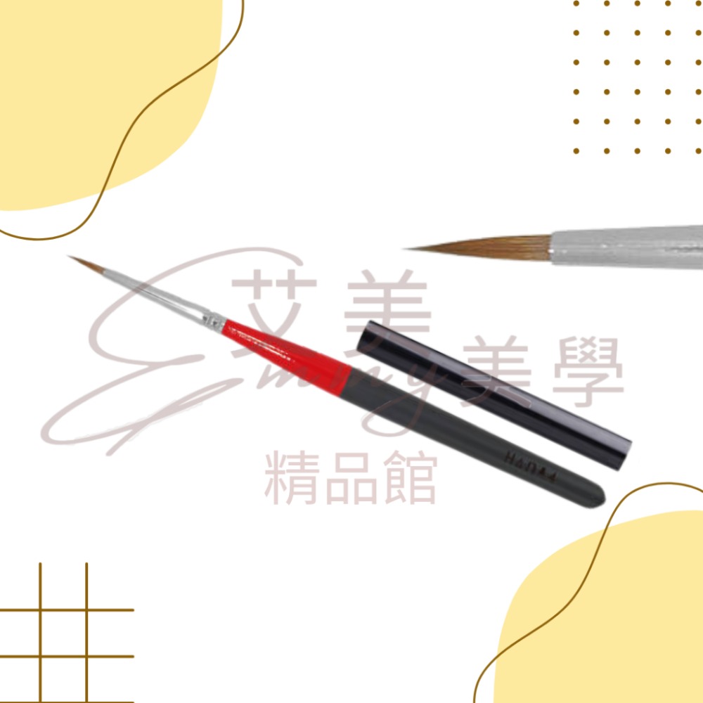 Hana4 凝膠彩繪筆系列 平筆  彩繪筆 彩繪筆-規格圖3