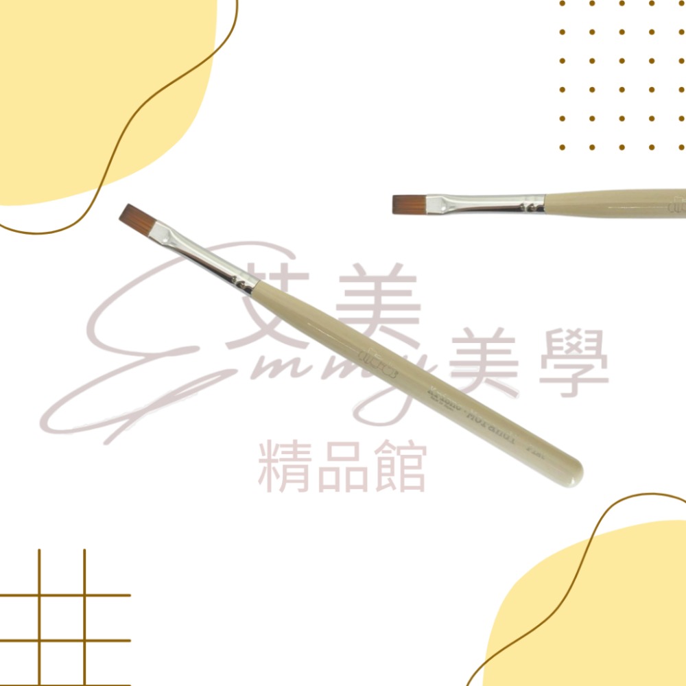 現貨 Krisno Morandi系列 彩繪筆 美甲筆刷 美甲筆 凝膠筆 美甲彩繪筆  暈染筆 法式筆 花磚筆 建構筆-規格圖2