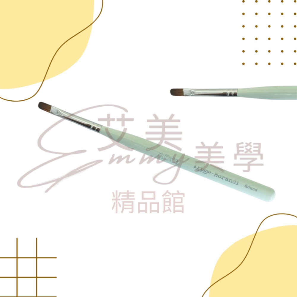 現貨 Krisno Morandi系列 彩繪筆 美甲筆刷 美甲筆 凝膠筆 美甲彩繪筆  暈染筆 法式筆 花磚筆 建構筆-規格圖2