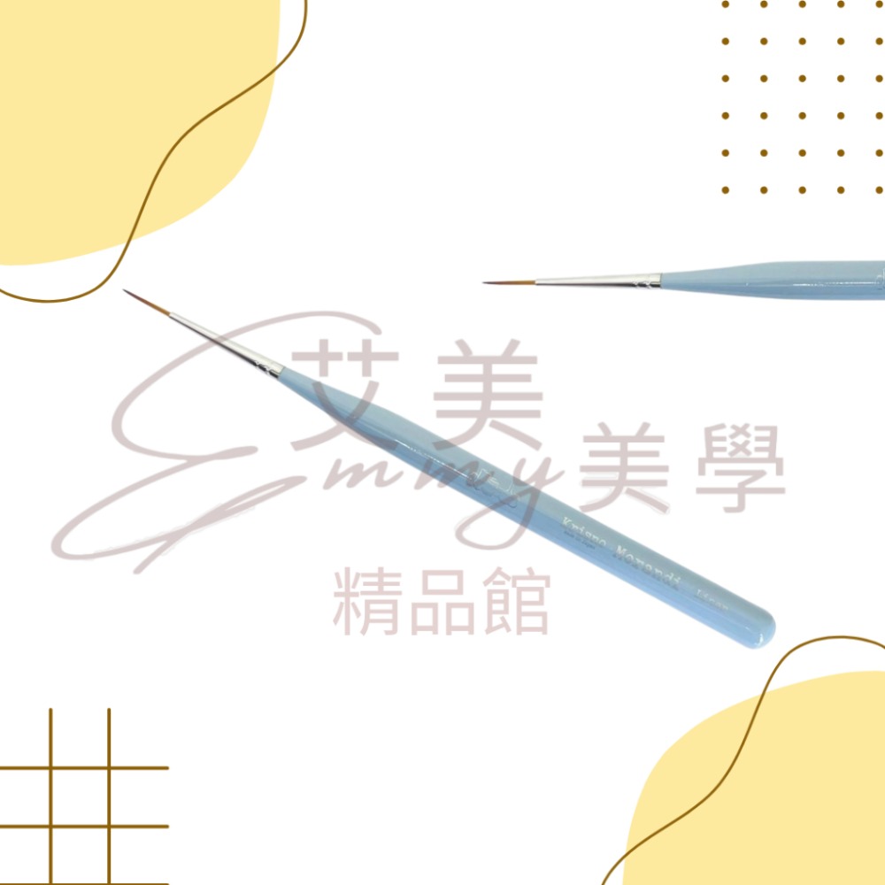 現貨 Krisno Morandi系列 彩繪筆 美甲筆刷 美甲筆 凝膠筆 美甲彩繪筆  暈染筆 法式筆 花磚筆 建構筆-規格圖2