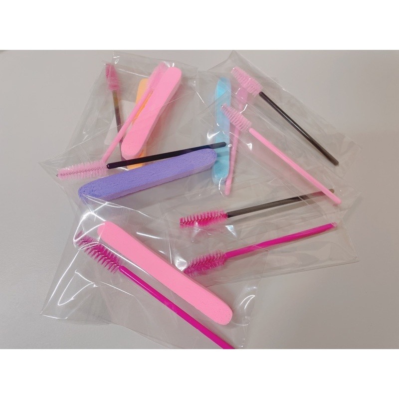 現貨供應美睫小禮物 隨機配色區 買15送1🎁壓縮海綿+睫毛刷🎈睫毛保養組 居家保養組 來店禮 眉毛-細節圖2