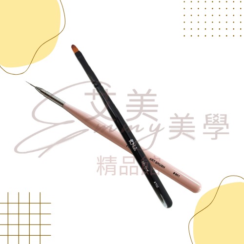 FCN 畫線筆 彩繪筆 凝膠筆 圓筆 拉線筆 橢圓筆 小橢圓筆 花磚筆 美甲線筆 專業美甲工具 高階美甲筆-細節圖2