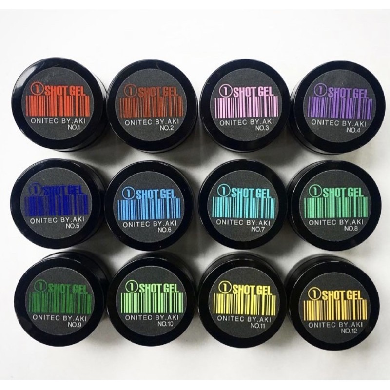 現貨 AKI動漫大師ONITEC-SHOT GEL 12色單罐 可帶去檢定考試 線膠 彩繪膠 畫線膠 不縮膠-細節圖3