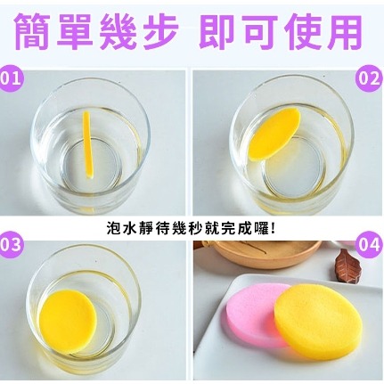 (現貨) 一包12入 四色  壓縮洗臉海綿  洗臉海綿 壓縮海綿 潔面撲 海綿 卸妝 面撲 洗臉撲-細節圖3