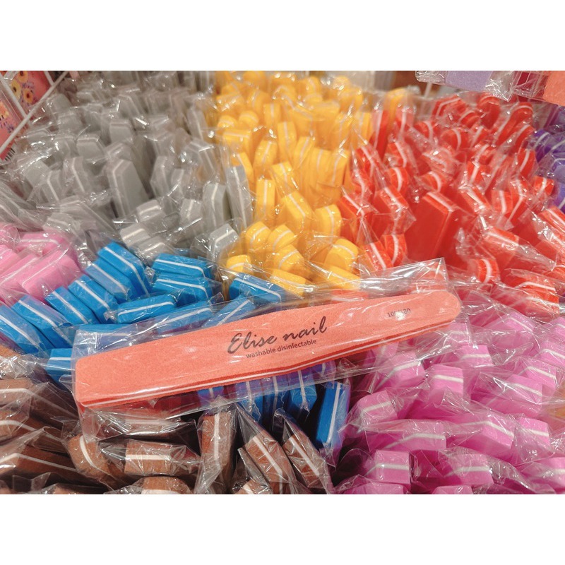 現貨 Elise美甲 菱型/半月型/方形/橢圓形 海棉拋/磨甲棉/雙面拋棉 前置處理 超耐磨 檢定可用-細節圖2