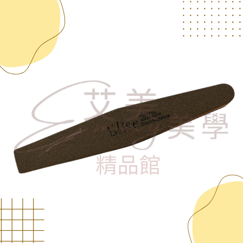 現貨 Elise美甲 菱型/半月型/方形/橢圓形 海棉拋/磨甲棉/雙面拋棉 前置處理 超耐磨 檢定可用-規格圖3
